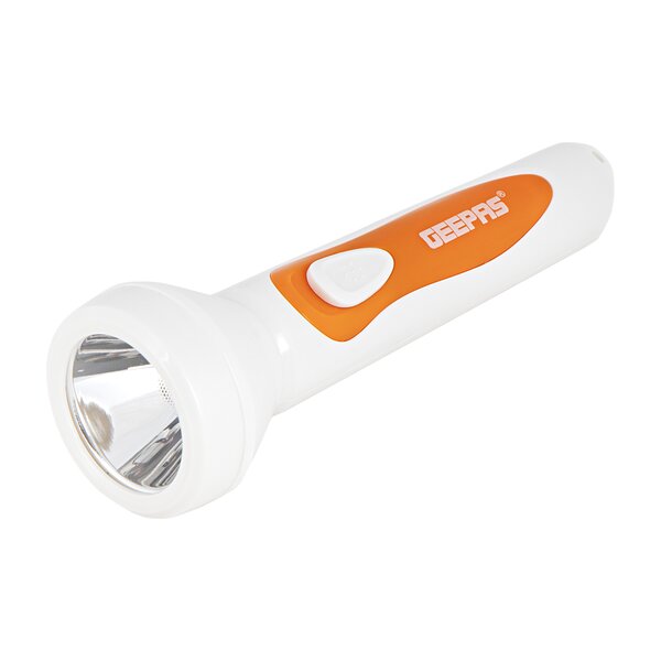 Geepas Rechargeable LED Flashlight Hyper Bright 3W LED Torch Wayfair